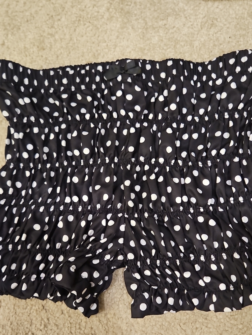 Black & White Polka Dot Bloomers